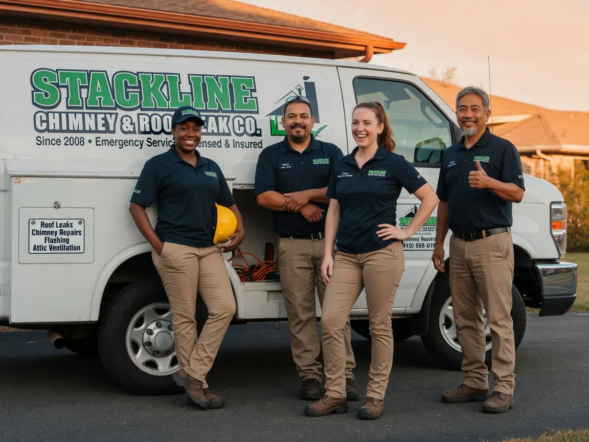 Chimney flashing repair company in Yantic, CT